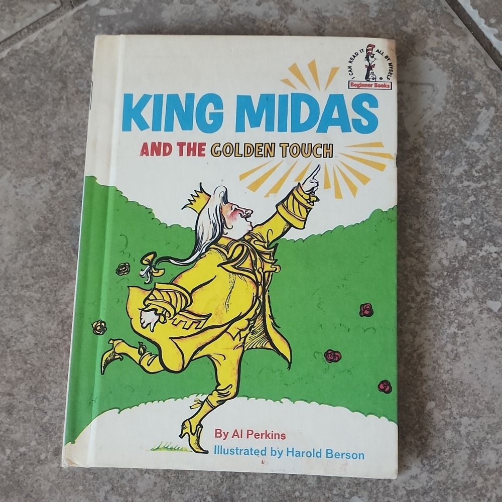 King Midas and the Golden Touch by Al Perkins HC Illus Berson Ages 4-8 1969‎